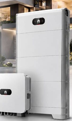 Huawei battery storage and inverter for a residential solar energy system